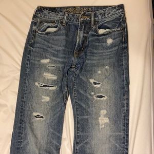 American Eagle Original Straight Destressed 29x30